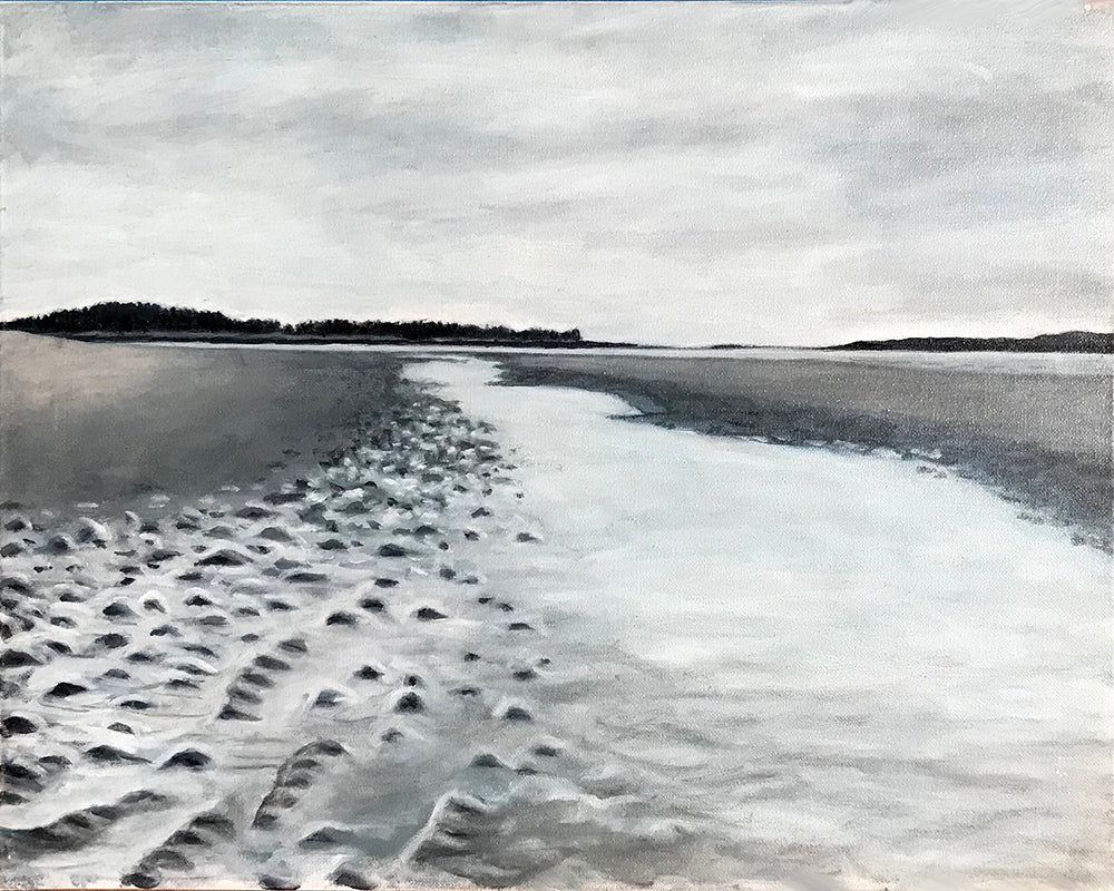 Silvers and Grays.....oil on linen - 16" x 20" - 2019
