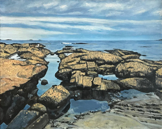 Georgetown Island - Maine.....oil on linen - 16" x 20" - 2018