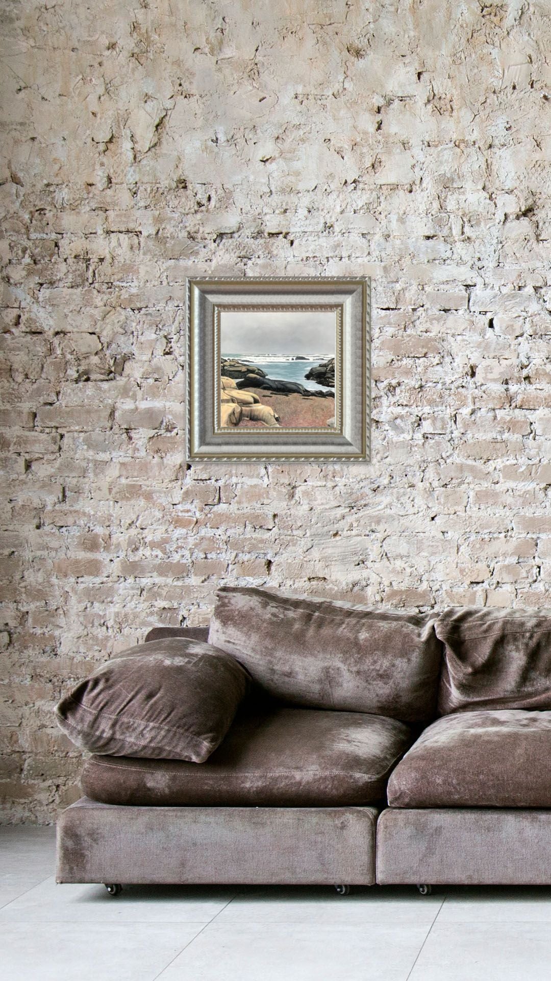 Shaped by Water.....oil on linen - 16" x 16" - 2020