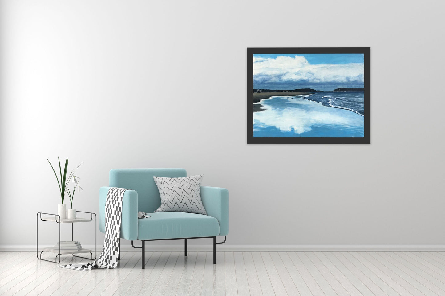 Coming Storm - Fort Popham Maine.....oil on linen - 30" x 40" - 2021