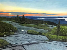 Load image into Gallery viewer, Acadia Sunset..........oil on linen - 40&quot; x 30&quot;  - 2020
