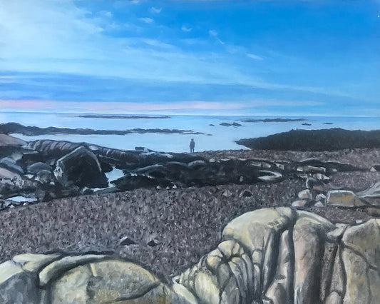 Solitude - Biddeford Pool Maine.....oil on linen - 16" x 20" -2020