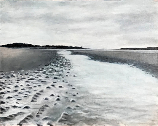 Silvers and Grays.....oil on linen - 16" x 20" - 2019
