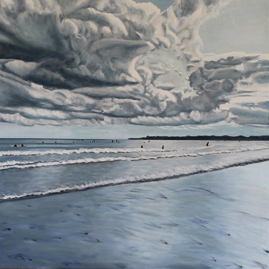 Silverscape - Maine Coast.....oil on linen - 36" x 36" - 2018