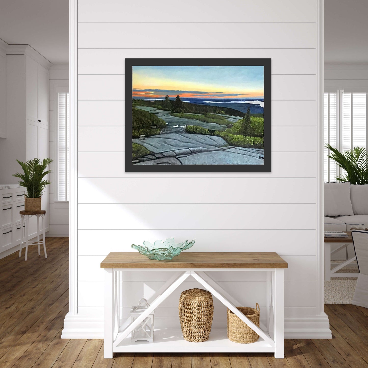 Acadia Sunset..........oil on linen - 40" x 30"  - 2020